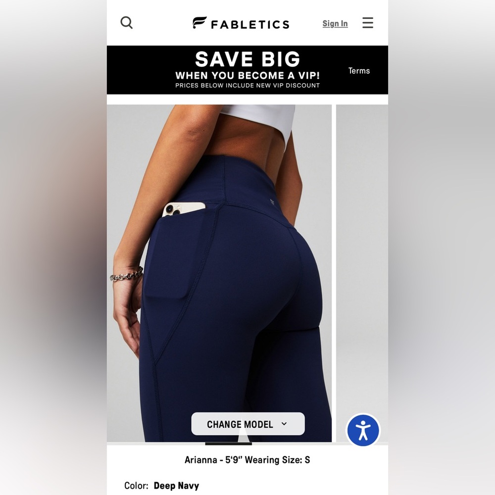 FABLETICS Women's High Waisted Crossover Flare Pants BLACK NOT NAVY! - Picture 2 of 6